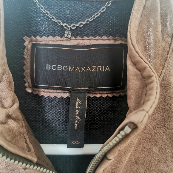 BCBG Max Azria Leather Vest - Picture 3 of 6